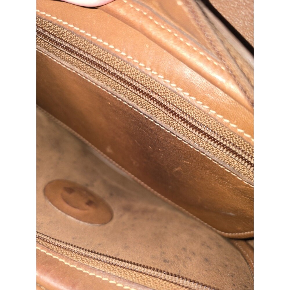 GHURKA MARLEY HODGSON NO.110 ESSEX Brown Leather Shoulder bag Vintage - Picture 12 of 15